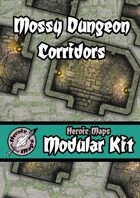 Heroic Maps - Modular Kit: Mossy Dungeon Corridors
