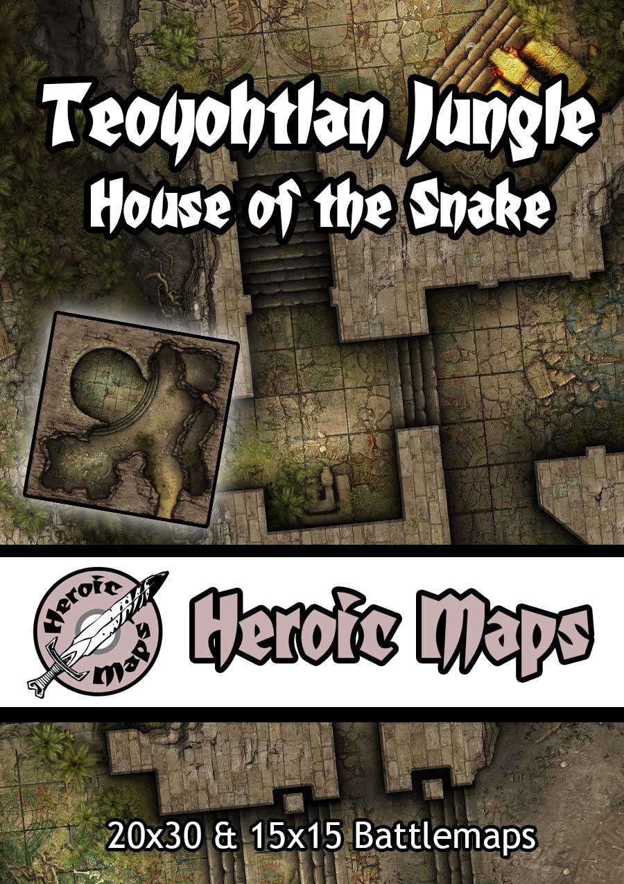 Heroic Maps - Teoyohtlan Jungle: House of the Snake