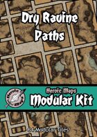 Heroic Maps - Modular Kit: Dry Ravine Paths
