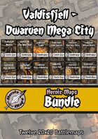 Heroic Maps - Valdisfjell Dwarven Mega City [BUNDLE]