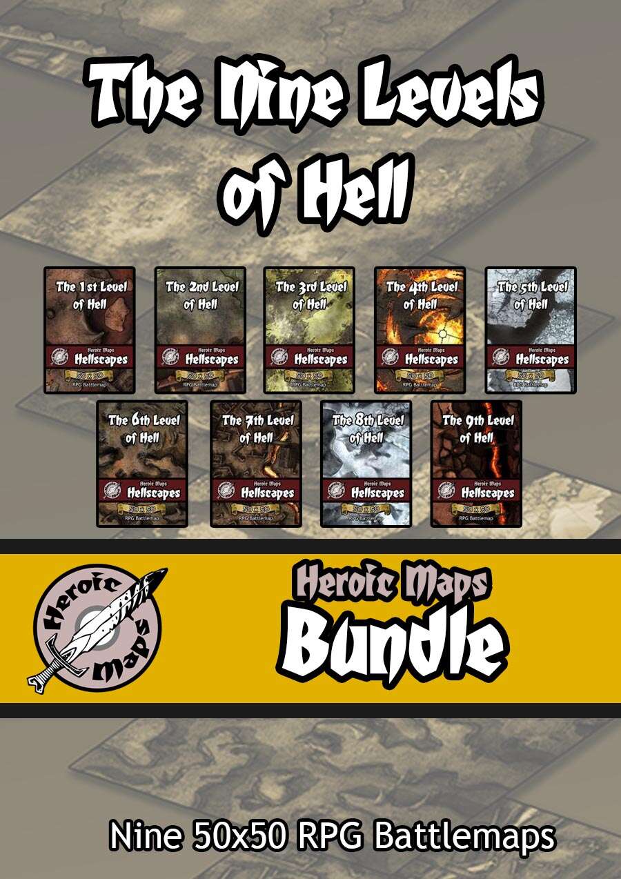 Heroic Maps The Nine Levels of Hell [BUNDLE] Heroic Maps Cities