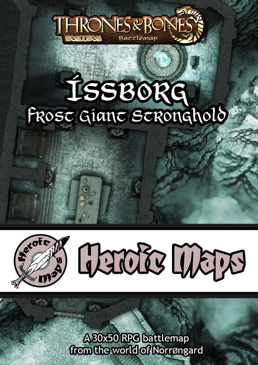 Heroic Maps - Norrøngard: Íssborg Frost Giant Stronghold - Heroic Maps ...