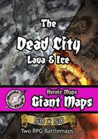 Heroic Maps - Giant Maps: The Dead City - Lava & Ice
