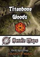 Heroic Maps - Titanbone Woods Foundry VTT Module