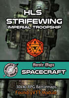Heroic Maps - Spacecraft: HLS Strifewing Imperial Troopship Foundry VTT Module