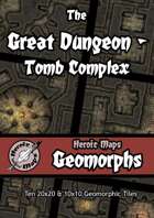 Heroic Maps - Geomorphs: The Great Dungeon - Tomb Complex