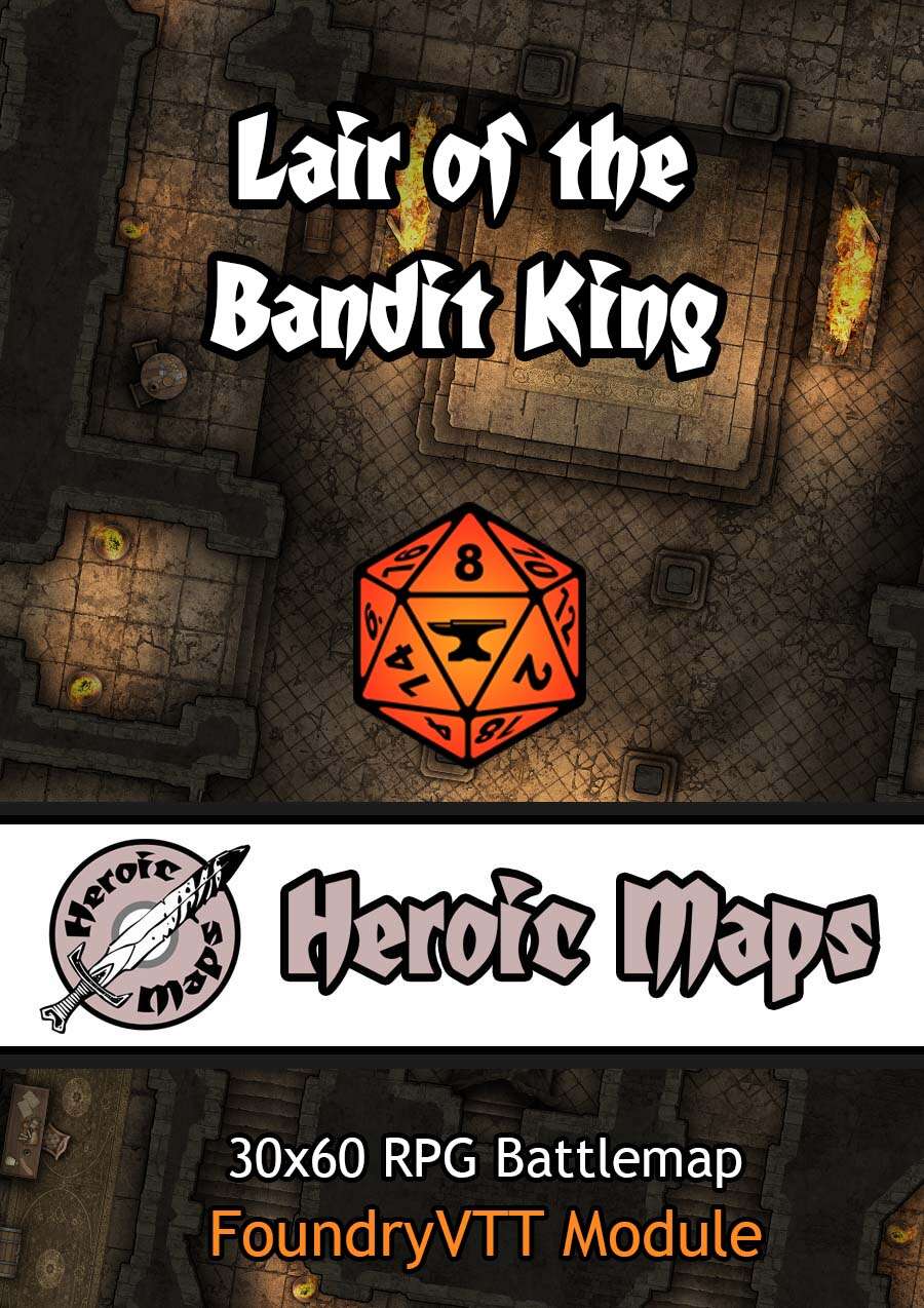 Heroic Maps - Lair of the Bandit King Foundry VTT Module - Heroic Maps ...