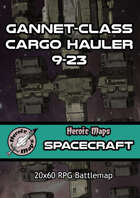 Heroic Maps - Spacecraft: Gannet-Class Cargo Hauler 9-23