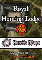 Heroic Maps - Giant Maps: Royal Hunting Lodge Foundry VTT Module