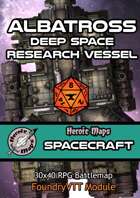 Heroic Maps - Spacecraft: Albatross Deep Space Research Vessel Foundry VTT Module