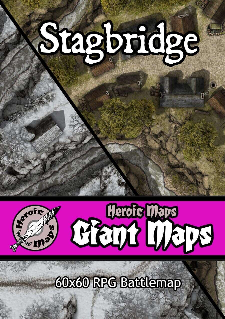 Heroic Maps Giant Maps Stagbridge - 479661