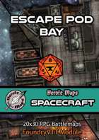 Heroic Maps - Spacecraft: Escape Pod Bay Foundry VTT Module