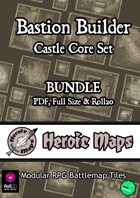 Heroic Maps - Bastion Builder: Castle Core PDF Roll20 [BUNDLE]
