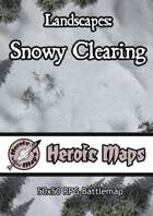 Heroic Maps - Landscapes: Snowy Clearing