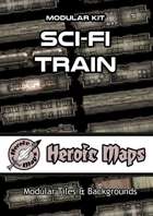 Heroic Maps - Modular Kit: Sci-Fi Train