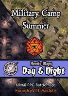 Heroic Maps - Day & Night: Military Camp Summer Foundry VTT Module