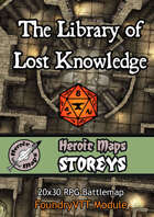Heroic Maps - Storeys: The Library of Lost Knowledge Foundry VTT Module