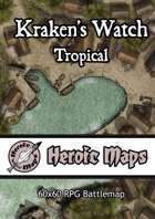Heroic Maps - Giant Maps: Kraken's Watch - Tropical