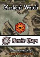 Heroic Maps - Giant Maps: Kraken's Watch Foundry VTT Module