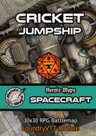 Heroic Maps - Spacecraft: Cricket Jumpship Foundry VTT Module
