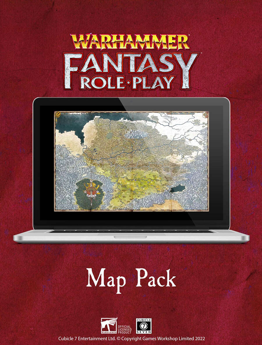 Warhammer Fantasy Role Play: The Empire Map - Cubicle 7 Entertainment Ltd.  | Warhammer Fantasy Roleplay Fourth Edition | DriveThruRPG