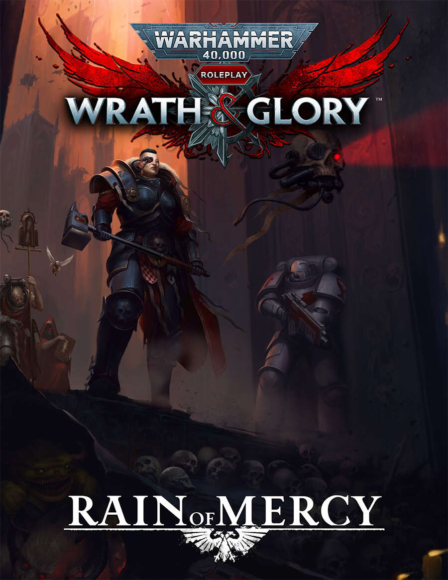 Wrath & Glory – Battle Map – Tapis De Jeu Double-face 27x39″ – Effaçable à Sec – Pour Warhammer 40000 Roleplay