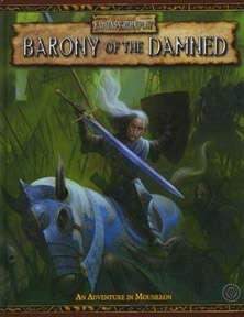 Barony of the Damned　英語版　TRPG Warhammer Fantasy Roleplay 2nd Edition: Barony of the Damned