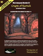 Crypts of Kardak- A Swords & Wizardry Mini-Dungeon