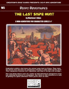 The Last Snipe Hunt- A Sci-Fi RPG Mini-Adventure