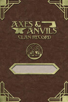 Axes and Anvils Clan Record Book