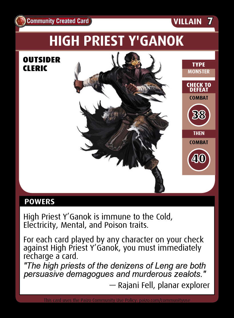 High Priest Y'ganok - Custom Card
