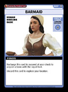 Barmaid - Custom Card