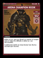 Arena Champion Rozik - Custom Card
