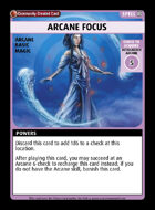 Arcane Focus - Custom Card