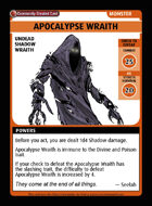 Apocalypse Wraith - Custom Card