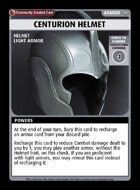 Centurion Helmet - Custom Card
