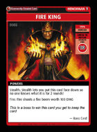 Fire King - Custom Card