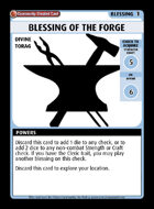 Blessing Of The Forge - Custom Card