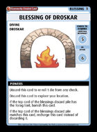 Blessing Of Droskar - Custom Card