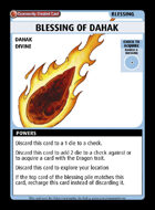 Blessing Of Dahak - Custom Card