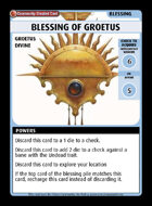Blessing Of Groetus - Custom Card