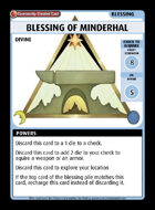Blessing Of Minderhal - Custom Card