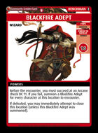 Blackfire Adept - Custom Card