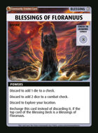 Blessings Of Floranuus - Custom Card