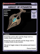 Amulet Of Kynareth - Custom Card