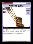 Archer's Quiver - Custom Card