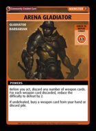 Arena Gladiator - Custom Card