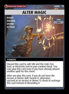 Alter Magic - Custom Card