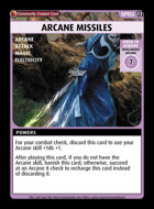 Arcane Missiles - Custom Card