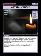 Abyssal Candle - Custom Card